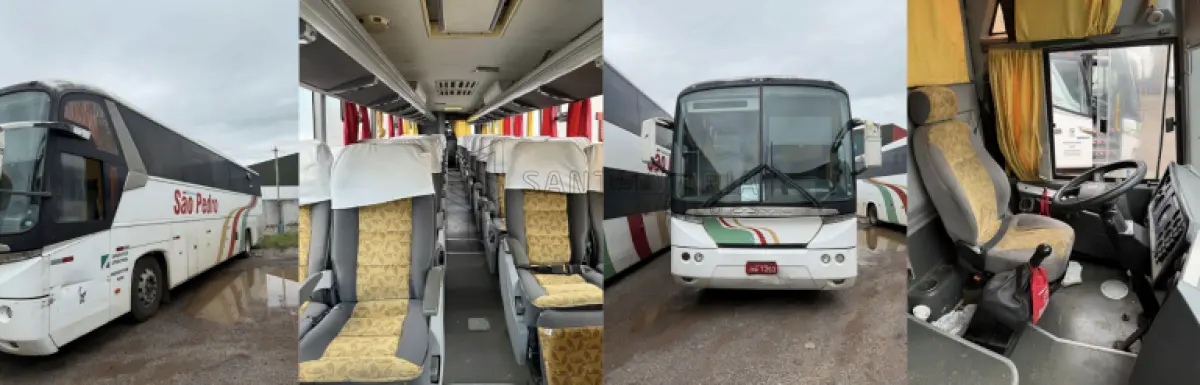 LOTE 020 - Ônibus VW/COMIL CAMPIONE R, ano/modelo 2005/2005, placas INA7253, RENAVAM 880899760, na cor branca, situação: rodando.