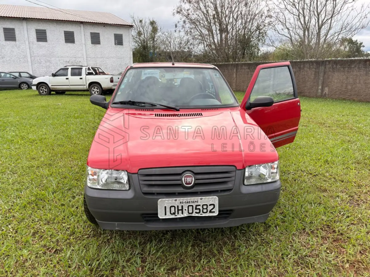 LOTE 001 - FIAT/UNO MILLE WAY ECONOMY, 2009/2010, 2 PORTAS COM 42.850KM.