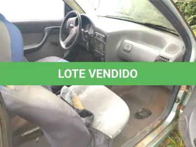 LOTE 002 - Veículo VW/GOL 1000l, ano/modelo 1995/1995, placa ICT5870, RENAVAM 631810250, na cor verde.