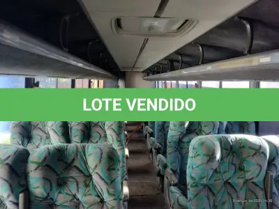 LOTE 002 - Ônibus M.BENZ/COMIL CAMPIONE R, ano/modelo 1998/1998, placas IIU7417, RENAVAM 715506498, na cor branca, situação: ruim.