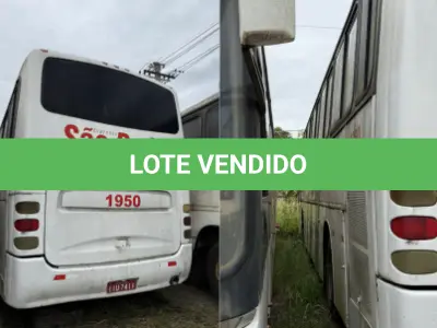 LOTE 006 - Ônibus M.BENZ/COMIL CAMPIONE R, ano/modelo 1998/1999, placas IIU7411, RENAVAM 715501208, na cor branca, situação: ruim/motor.