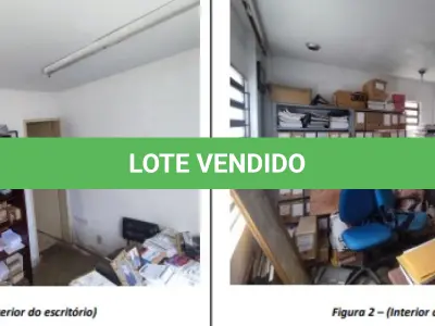 LOTE 001 - Escritório n°01, de fundo, à direita de quem da rua olha para o edifício, no andar térreo ou primeiro pavimento do Edifício Santa Rosa, com área útil de 10,08m², área de uso comum de 2,2144m² e área total de 12,2944m² composto de sala e um banheiro, localizado na rua Avenida Dr. Lauro Dorneles, 249 em Alegrete/RS. Matriculado sob n° 9.397 do CRI de Alegrete/RS.