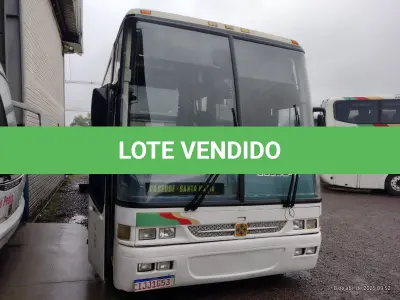 LOTE 016 - Ônibus MBENZ/BUSSCAR VIS BUSS R, ano/modelo 1999/1999, placas IJJ1G53, RENAVAM 731982592, na cor branca, situação: ruim/motor.