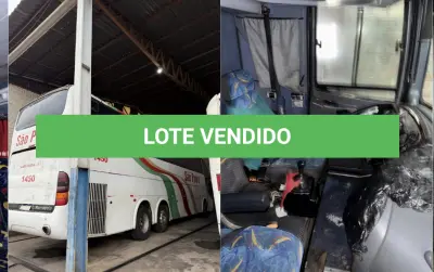 LOTE 013 - Ônibus MBENZ/MPOLO PARADISO LDR, ano/modelo 2003/2003, placas ILV7C82, RENAVAM 828722013, na cor branca, situação: rodando.