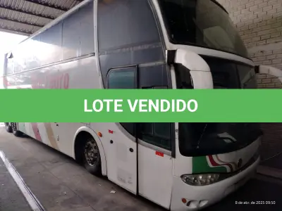 LOTE 013 - Ônibus MBENZ/MPOLO PARADISO LDR, ano/modelo 2003/2003, placas ILV7C82, RENAVAM 828722013, na cor branca, situação: rodando.
