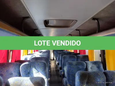 LOTE 006 - Ônibus M.BENZ/COMIL CAMPIONE R, ano/modelo 1998/1999, placas IIU7411, RENAVAM 715501208, na cor branca, situação: ruim/motor.