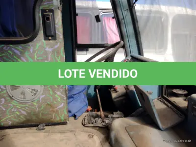 LOTE 005 - Ônibus M.BENZ/OF 1620, ano/modelo 1996/1997, placas IFR7448, RENAVAM 664529127, na cor branca, situação: ruim/motor.