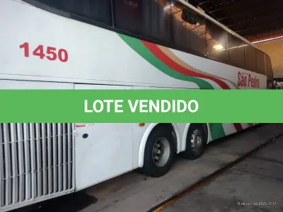 LOTE 013 - Ônibus MBENZ/MPOLO PARADISO LDR, ano/modelo 2003/2003, placas ILV7C82, RENAVAM 828722013, na cor branca, situação: rodando.