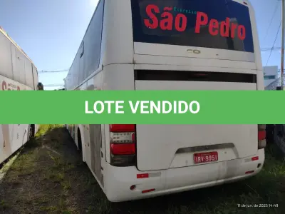 LOTE 003 - Ônibus VW/COMIL CAMPIONE R, ano/modelo 2010/2010, placas IRV9951, RENAVAM 324132387, na cor branca, situação: motor ok.