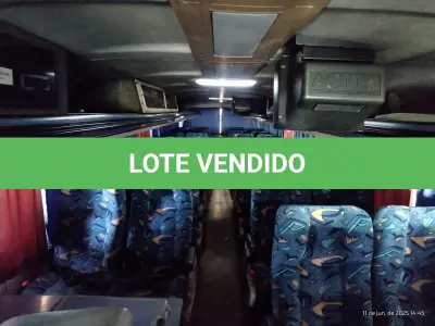 LOTE 023 - Ônibus M.BENZ/BUSSCAR PANORAMI R, ano/modelo 1999/1999, placas IJG7G06, RENAVAM 728960346, na cor branca, situação: ruim/motor.