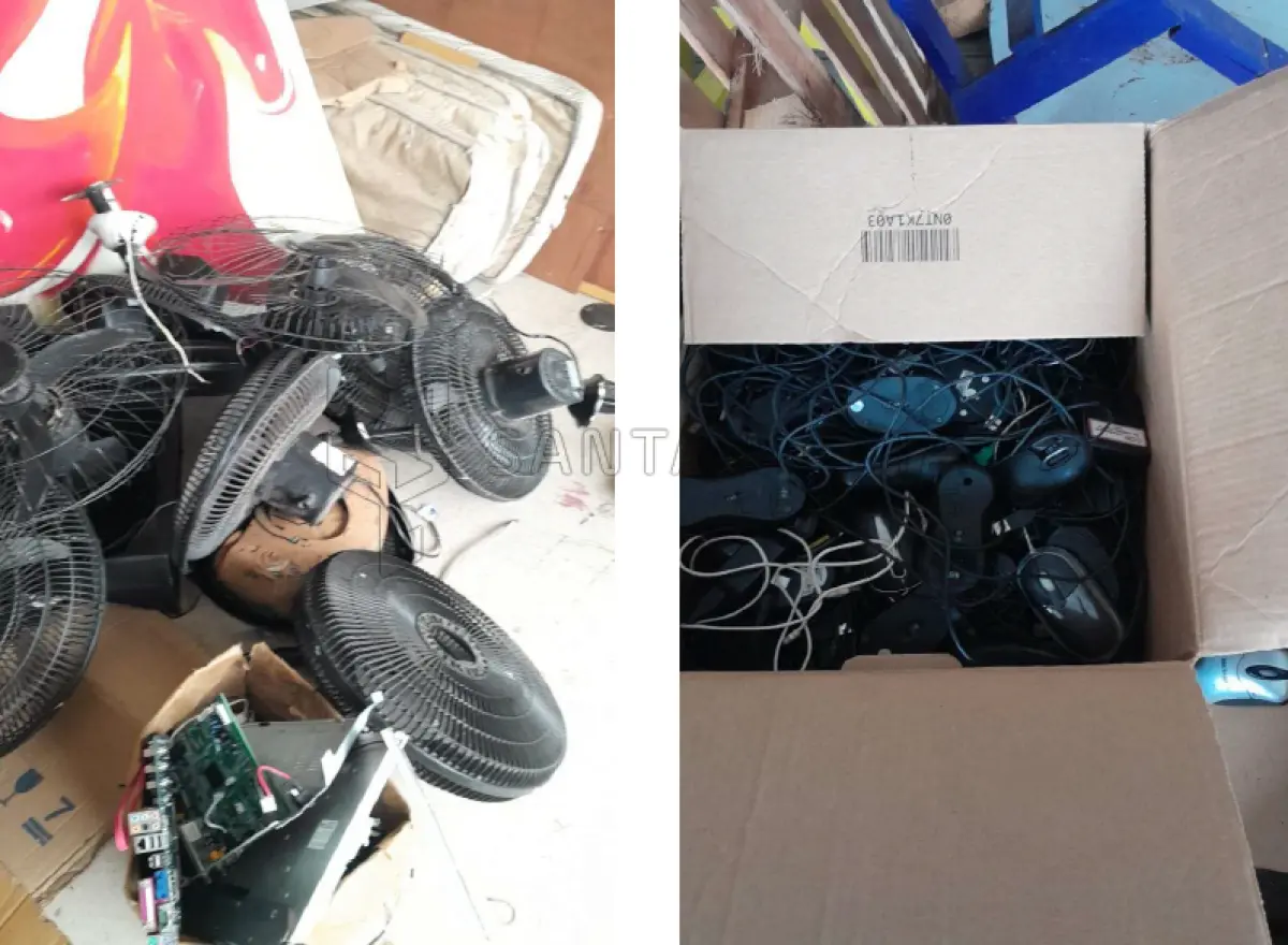 LOTE 002 - APARELHOS ELETRÔNICOS INSERVÍVEIS