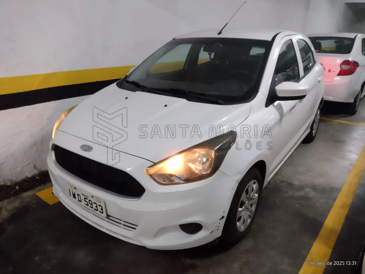 LOTE 006 - Veículo Ford Ka Hatch 1.5, 2014/2015, placas IWD5933, 4 cilindros.