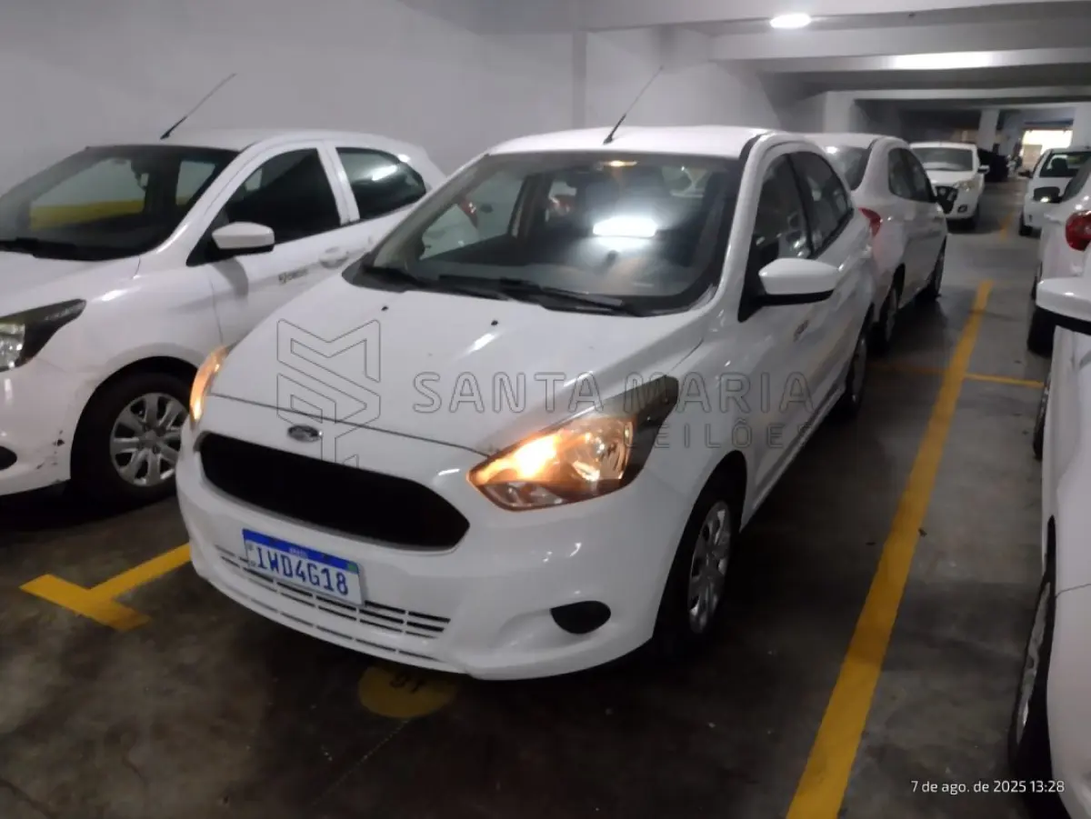 LOTE 005 - Veículo Ford Ka Hatch 1.5, 2014/2015, placas IDW4G18, 4 cilindros.