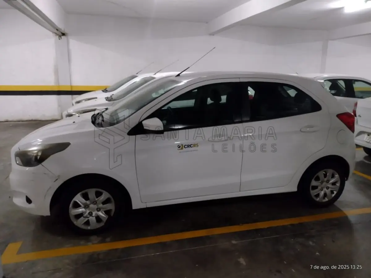 LOTE 007 - Veículo Ford Ka Hatch 1.5, 2014/2015, placas IWD4605, 4 cilindros.
