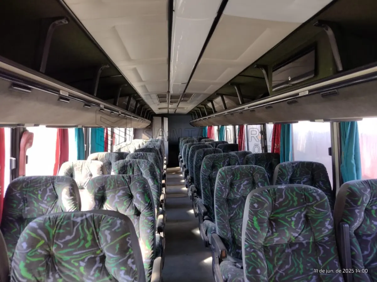 LOTE 021 - Ônibus M.BENZ/OF 1620, ano/modelo 1996/1997, placas IFR7448, RENAVAM 664529127, na cor branca, situação: ruim/motor.