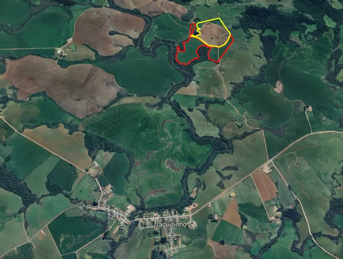 LOTE 002 - Fração ideal de 25 hectares, denominação Fazenda do Cristal no município de Jacuizinho/RS, correspondente a parte do imóvel de 614,3 hectares inscrito na matrícula nº 1.168 do CRI de Salto do Jacúi/RS.