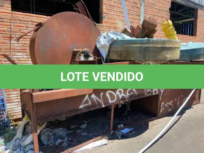 LOTE 006 - PENEIRA E ESTEIRA USINA DE RECICLAGEM