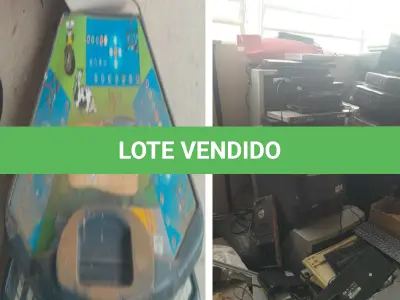 LOTE 002 - APARELHOS ELETRÔNICOS INSERVÍVEIS