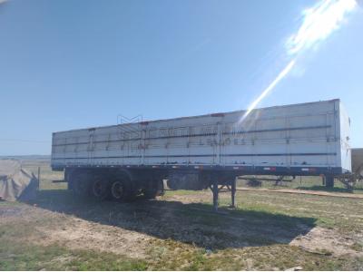 LOTE 001 - Carreta SR/RANDON, ano/modelo 1986/1986, placas IGQ1129, RENAVAM 570635470, na cor branca.