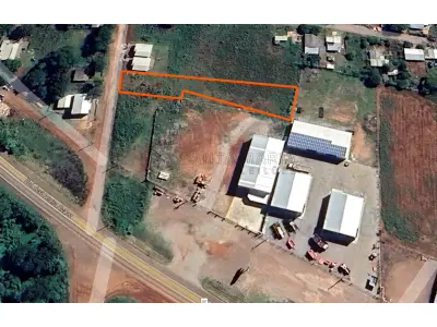 Lote 001 - terreno com a área de 1.410,82m², onde faz frente para a rua ariano aquino pinto, distando 45m da área de domínio da br 287. matriculado so