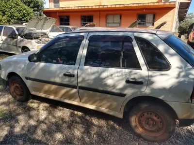 LOTE 001 - Veículo VW/GOL 1.0, ano/modelo 2007/2008, placa INV6259, RENAVAM 920044255, na cor branca.