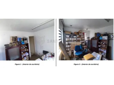 LOTE 001 - Escritório n°01, de fundo, à direita de quem da rua olha para o edifício, no andar térreo ou primeiro pavimento do Edifício Santa Rosa, com área útil de 10,08m², área de uso comum de 2,2144m² e área total de 12,2944m² composto de sala e um banheiro, localizado na rua Avenida Dr. Lauro Dorneles, 249 em Alegrete/RS. Matriculado sob n° 9.397 do CRI de Alegrete/RS.