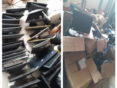 LOTE 002 - APARELHOS ELETRÔNICOS INSERVÍVEIS