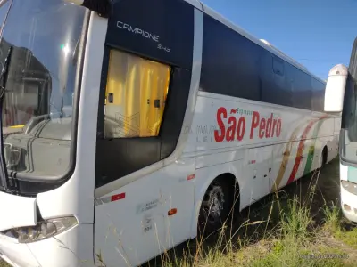 LOTE 003 - Ônibus VW/COMIL CAMPIONE R, ano/modelo 2010/2010, placas IRV9951, RENAVAM 324132387, na cor branca, situação: motor ok.