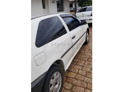 LOTE 001 - Veículo VW/GOL 1000I, ano/modelo 1995/1995, placas IDV4325, RENAVAM 642233560, na cor branca.