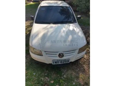 LOTE 001 - Veículo VW/GOL 1.0, ano/modelo 2007/2008, placa INV6259, RENAVAM 920044255, na cor branca.
