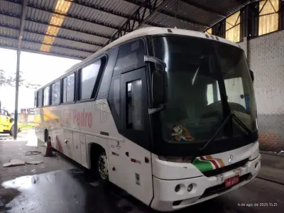 LOTE 001 - Ônibus M.BENZ/COMIL CAMPIONE R, ano/modelo 2007/2007, placas INV9771, RENAVAM  920742025, na cor branca, situação: ruim/ sem setor.