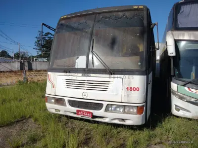 LOTE 001 - Ônibus VW/16.180 CO, ano/modelo 1997/1997, placas IGS5448, RENAVAM 684165066, na cor branca, situação: ruim/motor.