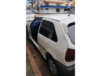 LOTE 001 - Veículo VW/GOL 1000I, ano/modelo 1995/1995, placas IDV4325, RENAVAM 642233560, na cor branca.