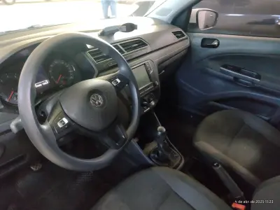 LOTE 001 - VW Gol 1.0 L MC5, ano/modelo 2021/2022, branco, 4 portas, funcionando, placas JBD5G29, RENAVAM 1288312480.