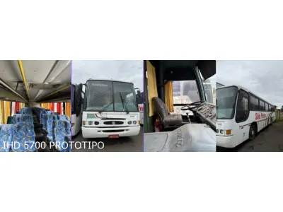 LOTE 001 - 6 ônibus: 1º SCANIA/MPOLO PARADIS DDR, ano/modelo 2008/2009, placas IPJ7861, situação: rodando. 2º MON/PROTOTIPO, ano/modelo 1998/1998, placas IHD5700,  situação: não está rodando. 3º M.BENZ/OF 1318, ano/modelo 1992/1993, placas IHM4150, situação: não está rodando. 4º M.BENZ OF 1318, ano/modelo 1994/1995, placas HOM9104, situação: não está rodando. 5º VOLKS/BUSSCAR EL BUSS R, ano/modelo 1998/1999, placas AJG5B90, situação: não está rodando. 6º VW/MPOLO VIAGGIO R, ano/modelo 2009/2010, placas IQL5481, situação: não está rodando.