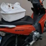 Motoneta Honda Biz 125 2018 Conservada Laranja