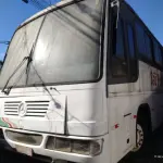 LOTE 005 - Ônibus M.BENZ/OF 1620, ano/modelo 1996/1997, placas IFR7448, RENAVAM 664529127, na cor branca, situação: ruim/motor.