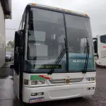 LOTE 016 - Ônibus MBENZ/BUSSCAR VIS BUSS R, ano/modelo 1999/1999, placas IJJ1G53, RENAVAM 731982592, na cor branca, situação: ruim/motor.