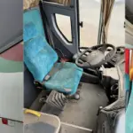 LOTE 004 - Ônibus VW/MPOLO PARADISO R, ano/modelo 2005/2005, placas IMR9863, RENAVAM 865727457, na cor branca, situação: ruim/motor e diferencial.