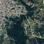 TERRENO COM ÁREA SUPERFICIAL DE 9.056,25M² NA AVENIDA DESEMBARGADOR TITO PRATES EM SÃO GABRIEL/RS, COM AS SEGUINTES MEDIDAS E CONFRONTAÇÕES: NORTE, COM IMÓVEL DE ERNANI GOMES LISBOA, MEDINDO 263,50M; SUL, COM IMÓVEL DE RAUL AUGUSTO DA SILVA PORCIUNCULA, MEDINDO 254M; LESTE, COM A SUCESSÃO JOSÉ LUCHER TESTA, MEDINDO 50M; OESTE, COM A AVENIDA DESEMBARGADOR TITO PRATES, MEDINDO 20M, DISTANDO 255M DA ESQUINA DA AVENIDA MANOEL ANTONIO DE MACEDO. NÃO FORMA QUARTEIRÃO. MATRICULADO SOB N°14.096 DO CRI DE SÃO GABRIEL/RS.