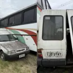 LOTE 026 - Caminhonete FIAT/FIORINO IE, ano/modelo 2000/2000, placas IJS2147, RENAVAM 746087560, na cor branca, situação: péssimo estado.