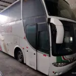LOTE 013 - Ônibus MBENZ/MPOLO PARADISO LDR, ano/modelo 2003/2003, placas ILV7C82, RENAVAM 828722013, na cor branca, situação: rodando.