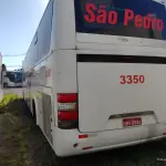LOTE 003 - Ônibus VW/COMIL CAMPIONE R, ano/modelo 2010/2010, placas IRV9951, RENAVAM 324132387, na cor branca, situação: motor ok.