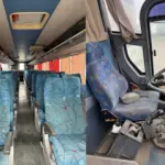 LOTE 007 - Ônibus VW/MPOLO PARADISO R, ano/modelo 2005/2005, placas IOF0930, RENAVAM 939121409, na cor branca, situação: ruim - motor, caixa e diferencial.