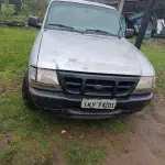 LOTE 001 - Caminhonete I/FORD RANGER XL 11F, ano/modelo 2002/2003, placas IKY7400, RENAVAM 794870449, na cor prata.