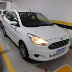 LOTE 010 - Veículo Ford Ka Sedan 1.5, 2015/2016, placas IXD3J21.