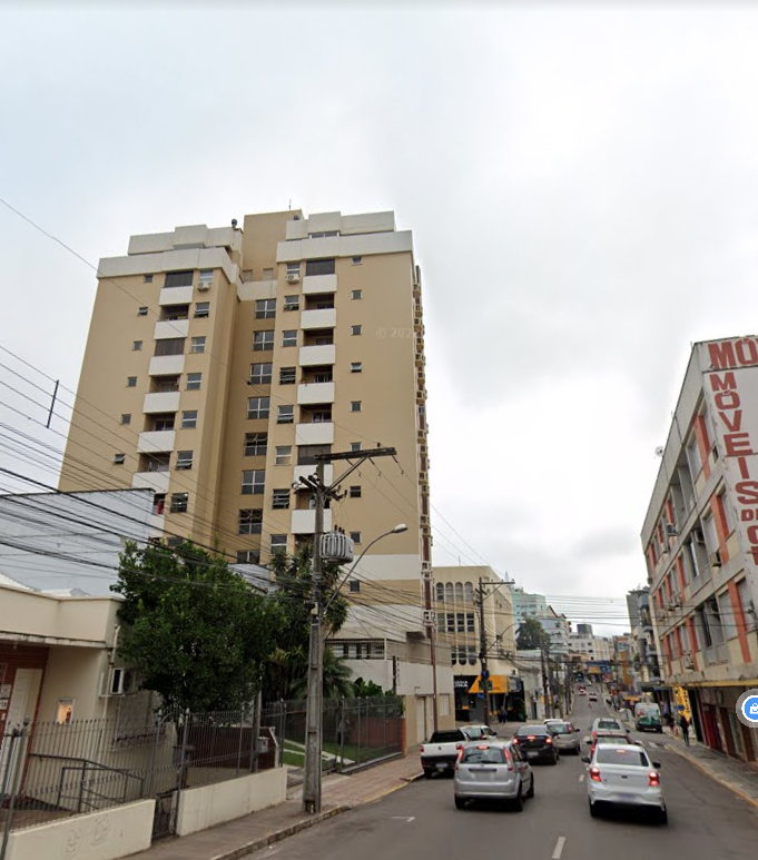 Apartamento n°904, localizado no 9º pavimento ou 8º andar do Edifício Juriti, à rua Tuiuti esquina com a rua Riachuelo, sob n°2.121 em Santa Maria/RS, com área privativa de 58,0900m², área total de 78, localizado em Santa Maria - RS