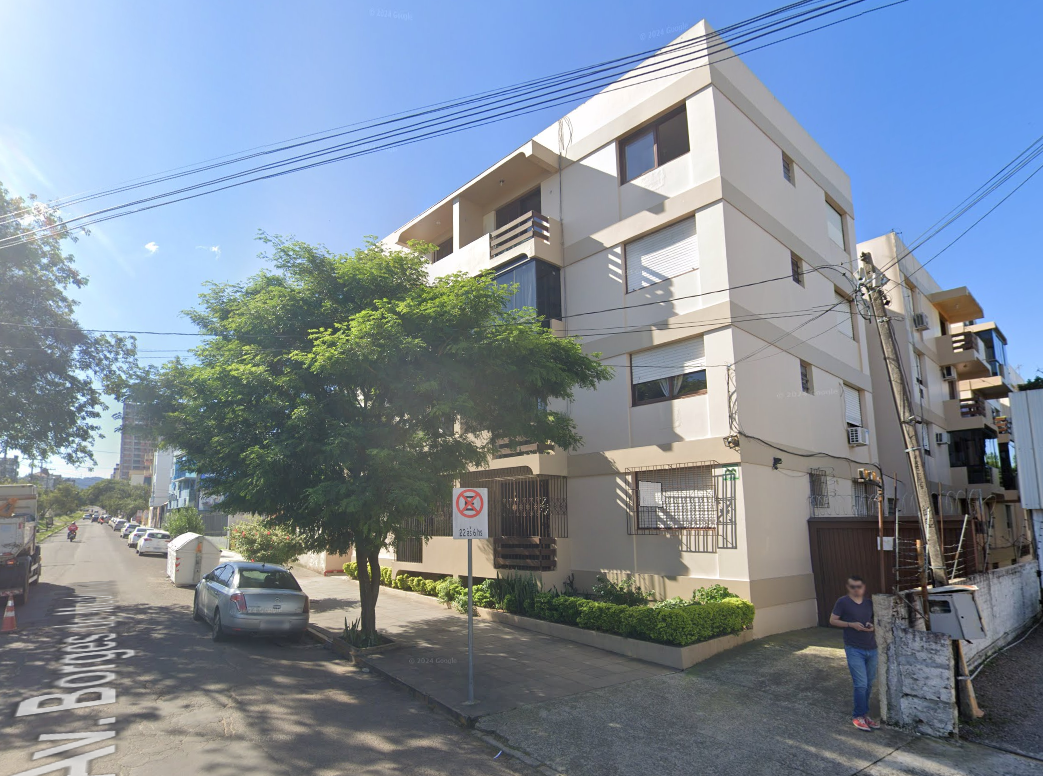 Direitos e ações (todo o imóvel) do apartamento 108-B, localizado no terceiro pavimento ou andar térreo do bloco ‘’B’’, do Edifício Borges de Medeiros, localizado na Avenida Borges de Medeiros, nº1930, localizado em Santa Maria - RS